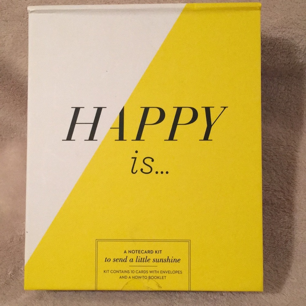 Happy is Send out some Sunshine Note Set NWT